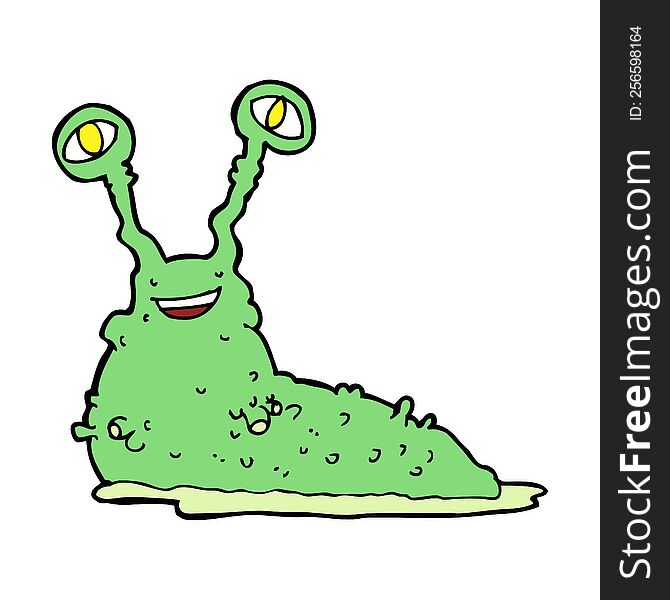 cartoon slug