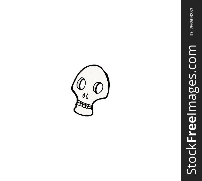 Skull Symbol Cartoon