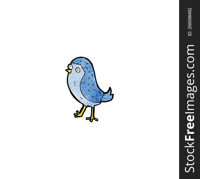 cartoon bluebird