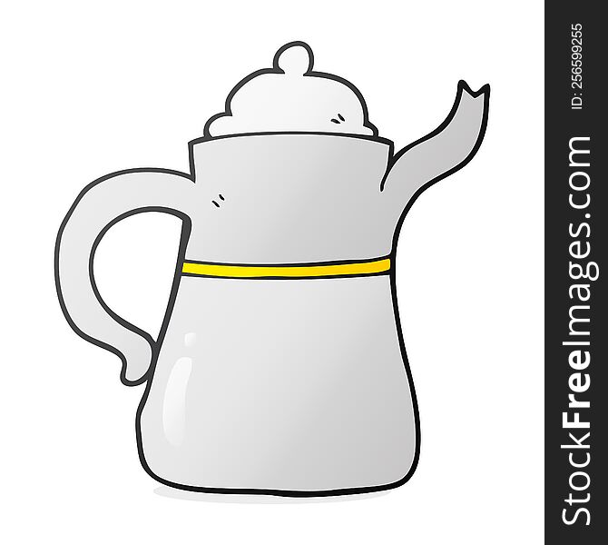 Cartoon Coffee Pot