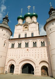 Entrance To The Kremlin Of Rostov The Great Royalty Free Stock Image Entrance To The Kremlin Of Rostov The Great Royalty Free Stock Image