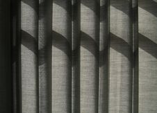 Shade On Grey Curtain Stock Photos Shade On Grey Curtain Stock Photos