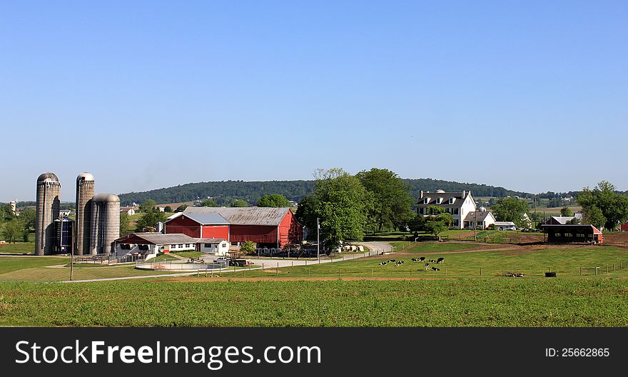 Silos And Homesteads Out In The Country