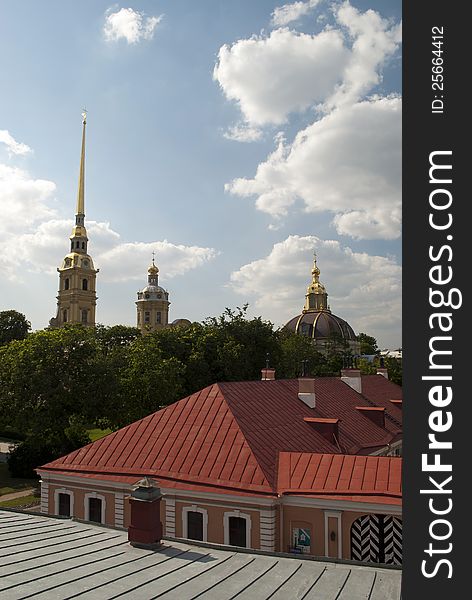 The Peter and Paul Fortress roof