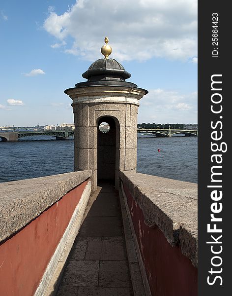 Peter and Paul Fortress roof in St. Petersburgh. Peter and Paul Fortress roof in St. Petersburgh