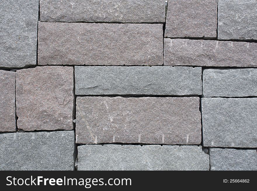 Big bricks of stone in a wall. Big bricks of stone in a wall