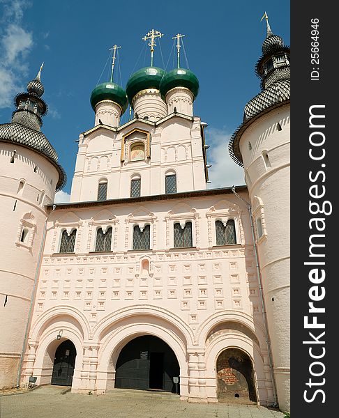 Entrance to the Kremlin of Rostov the Great