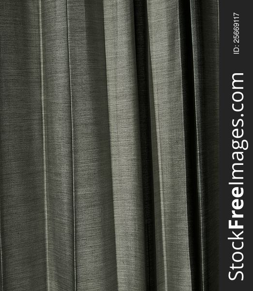 Background of grey illuminated curtain
