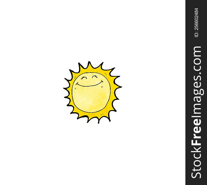 cartoon sun