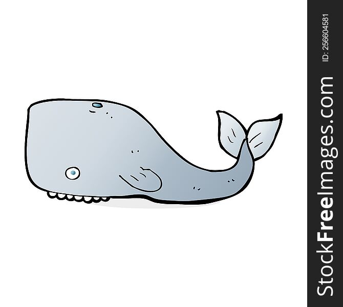 cartoon whale