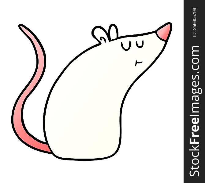 cartoon white mouse. cartoon white mouse