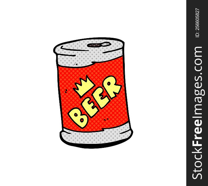 cartoon beer can