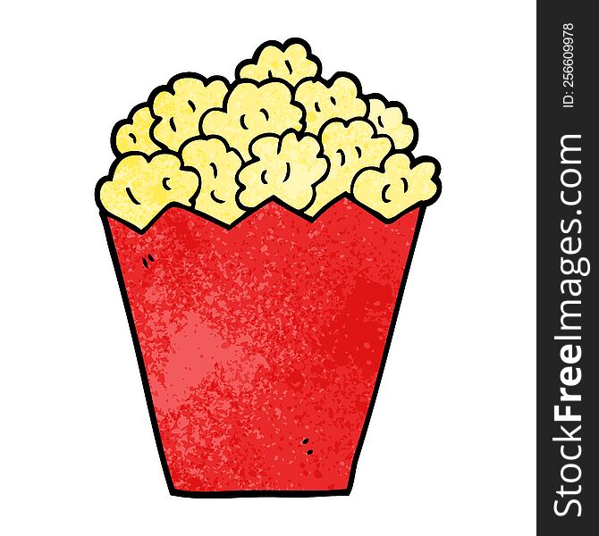 cartoon doodle cinema popcorn