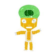 Free Cartoon Future Robot Royalty Free Stock Images - 256610429