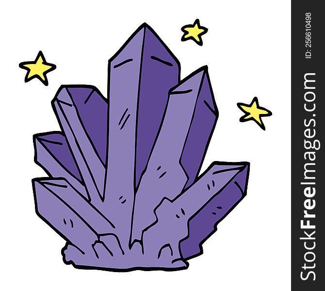 Cartoon Doodle Magic Crystal