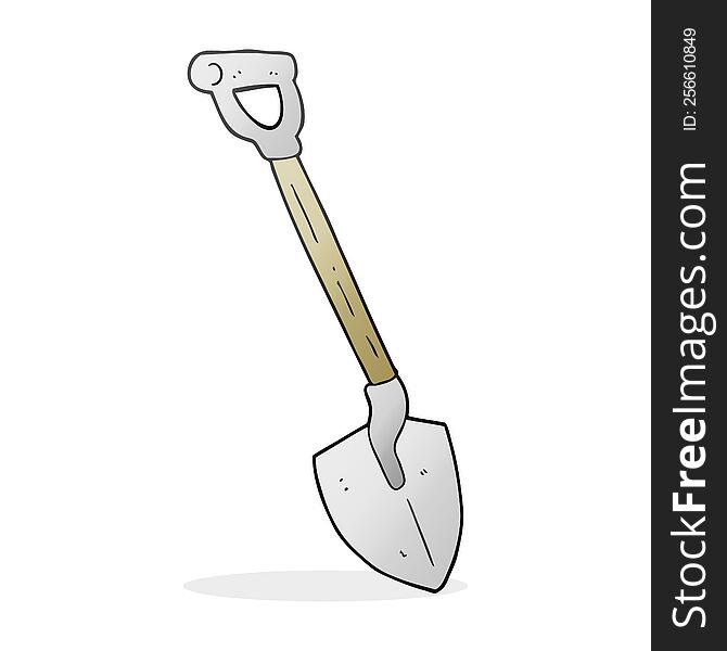 cartoon shovel