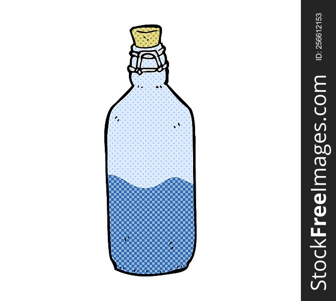 cartoon water bottle