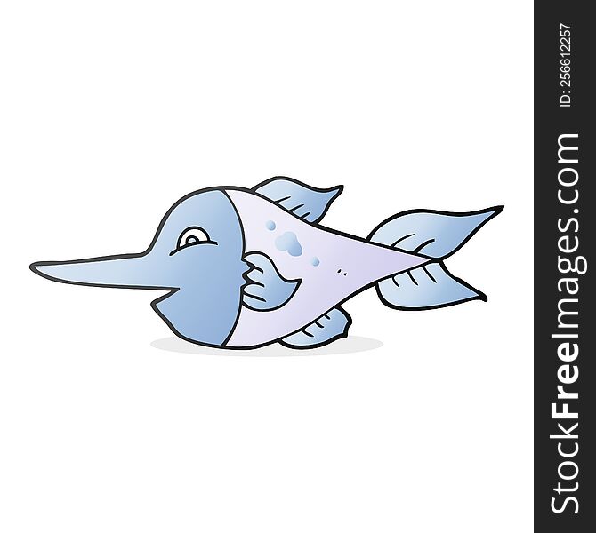 Cartoon Swordfish