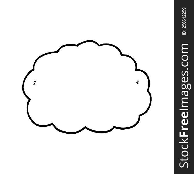 cartoon cloud