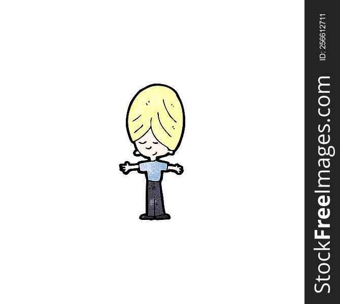 Cartoon Blond Boy