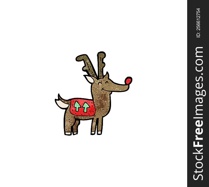 cartoon reindeer