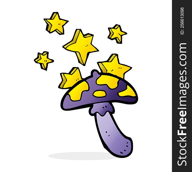 Cartoon Magic Toadstool