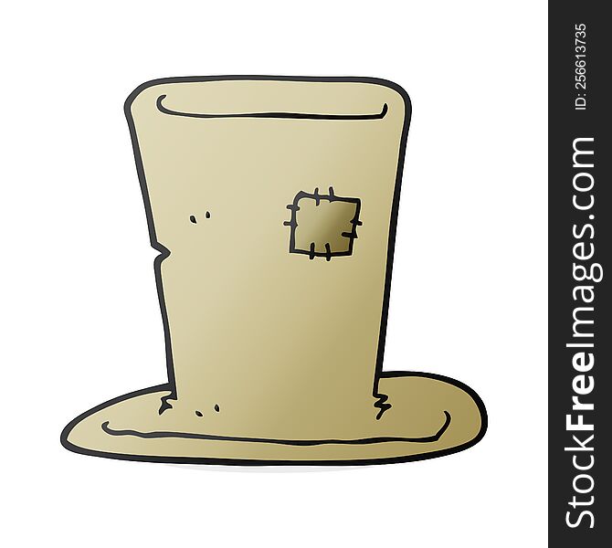 Cartoon Tramp Top Hat