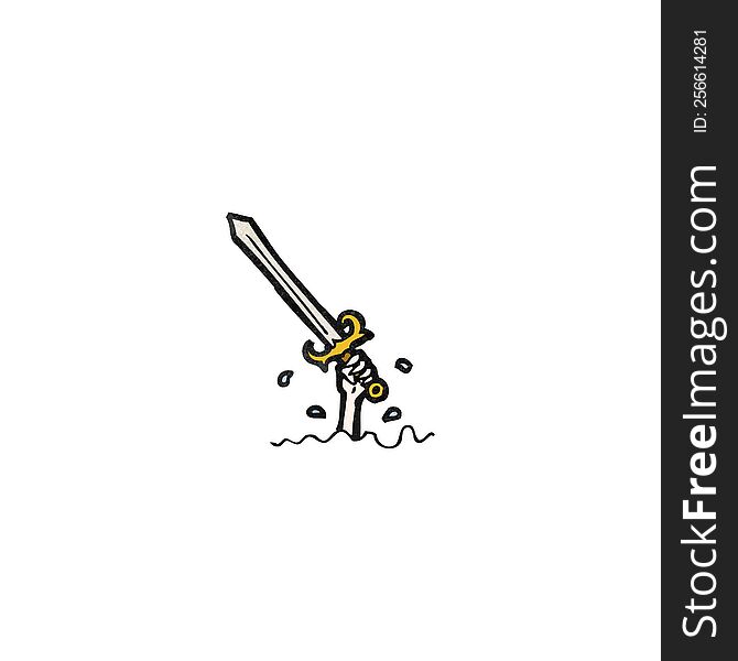 cartoon sword