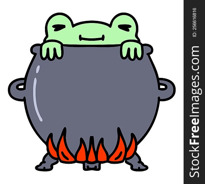 frog in a cauldron