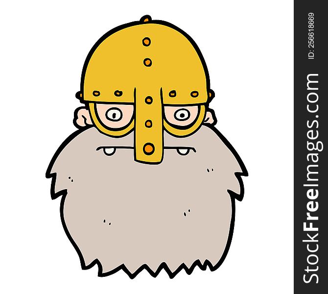 Cartoon Viking Face