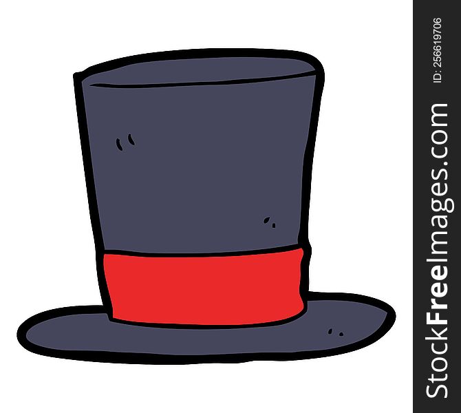 Cartoon Top Hat