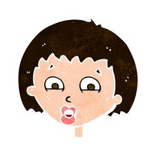 Free Cartoon Shocked Expression Royalty Free Stock Photos - 256628238