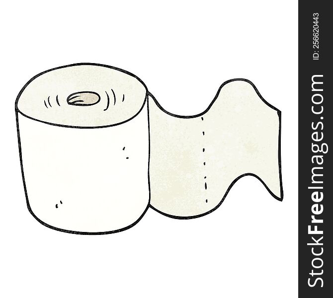 Textured Cartoon Toilet Roll