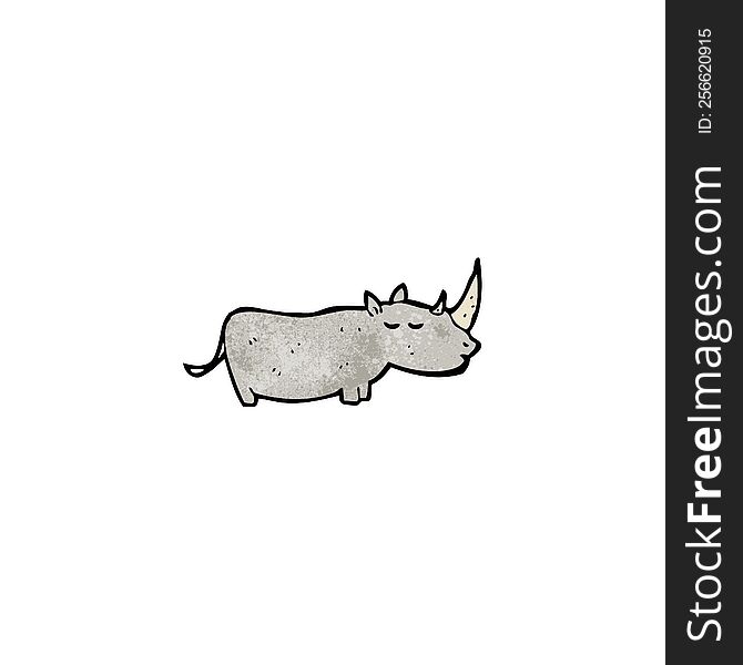 cartoon rhinoceros