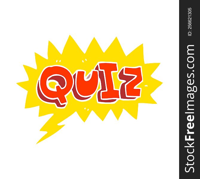 cartoon doodle font quiz