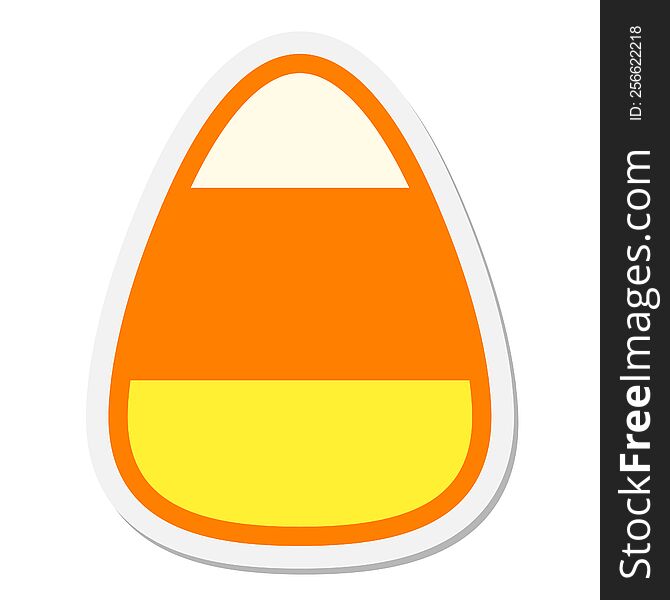 Candy Corn Sticker