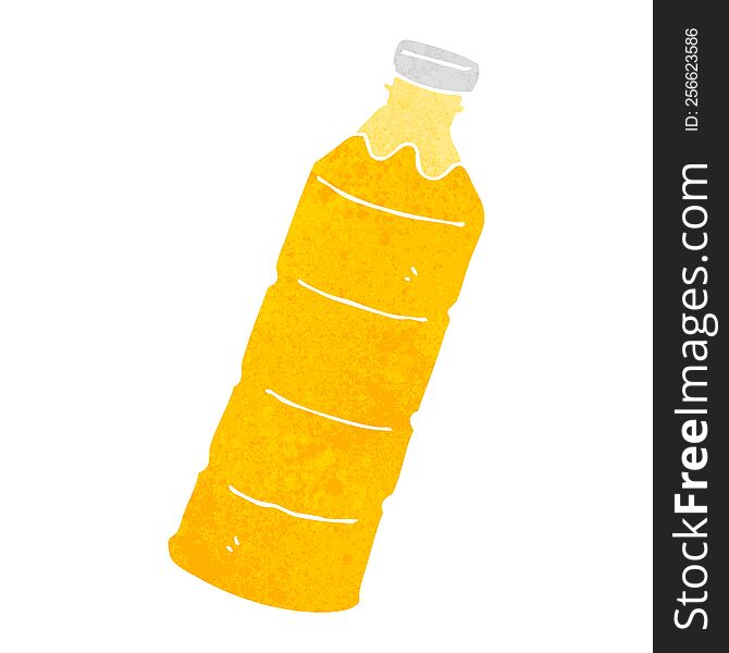 cartoon orange juice bottle