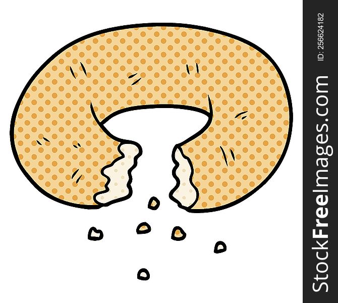 cartoon donut. cartoon donut