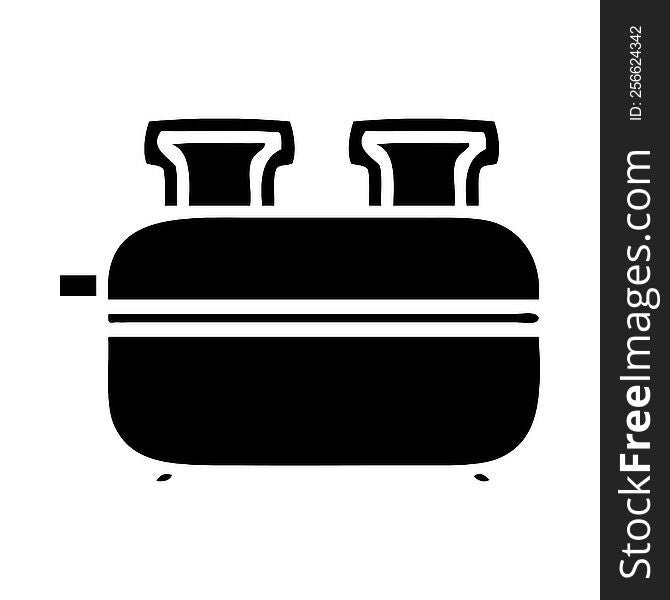 Flat Symbol Double Toaster