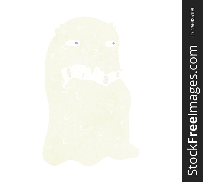 cartoon gross ghost