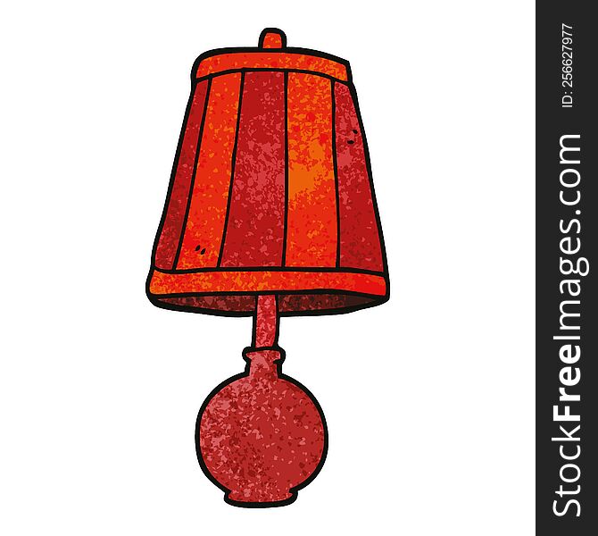 cartoon doodle table lamp