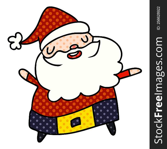Cartoon Kawaii Of Santa Claus