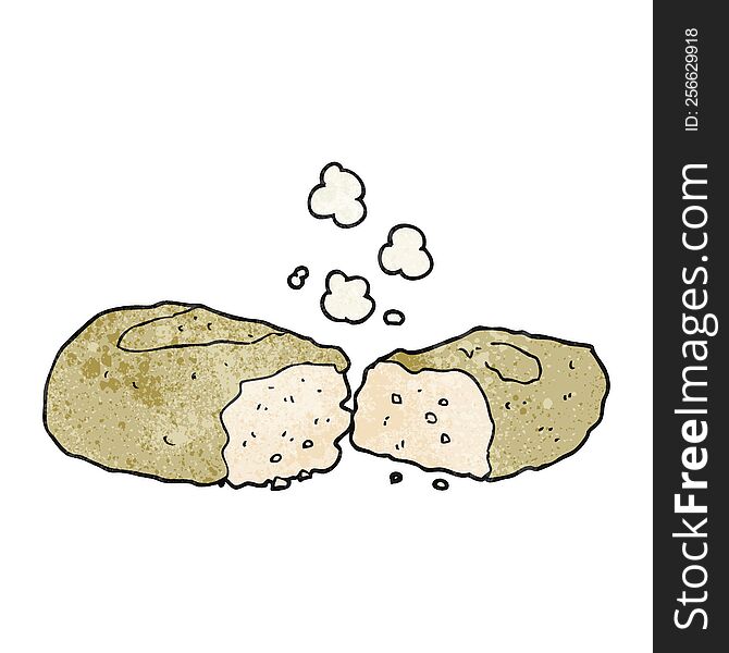 Textured Cartoon Bread