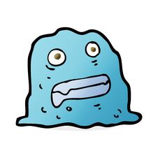 Cartoon Slime Creature Stock Photography
