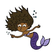 Cartoon Mermaid Royalty Free Stock Images Cartoon Mermaid Royalty Free Stock Images
