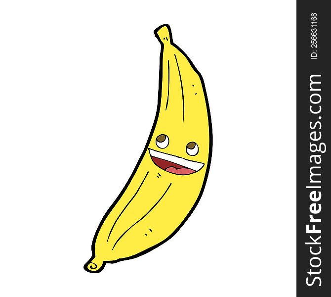 Cartoon Happy Banana