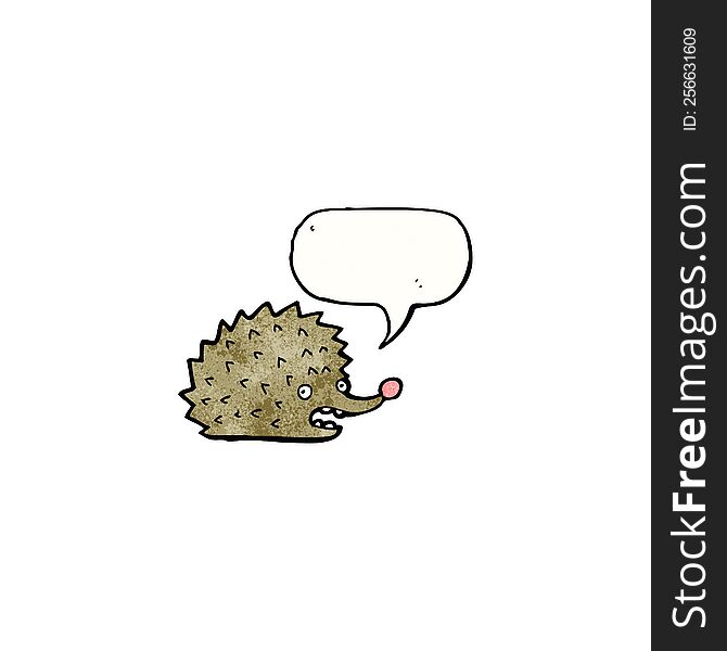 funny cartoon hedgehog