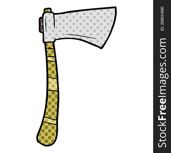 cartoon viking axe. cartoon viking axe