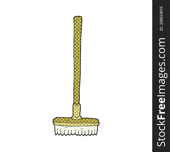 cartoon broom