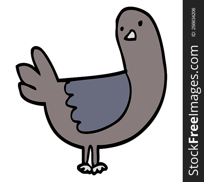 cartoon pigeon